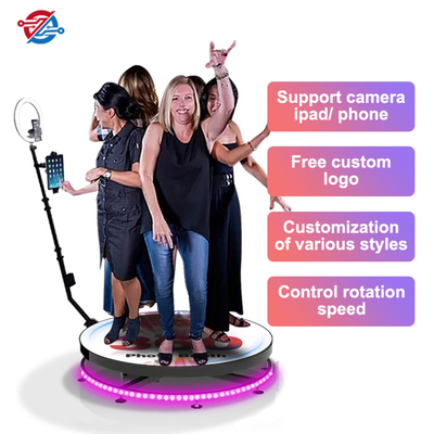 80cm Photo Booth 360 Degree Slow Motion Rotating Video Photo Making