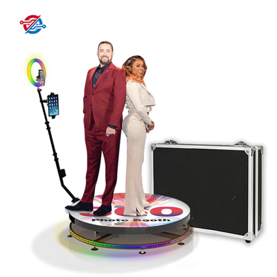 1 Person 360 Rotating Photo Booth Remote Control Customized Logo