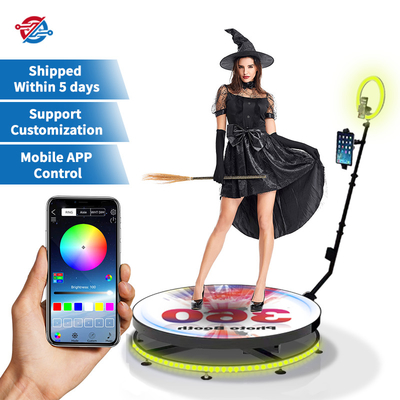 Slow Motion Selfie Video Spin Automatic Photo Booth Portable 360 Photo Booth Machine
