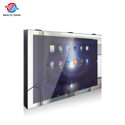 Wall-mount 30% / 50% Transmittance Mirror Outdoor LCD Digital Signage Smart TV